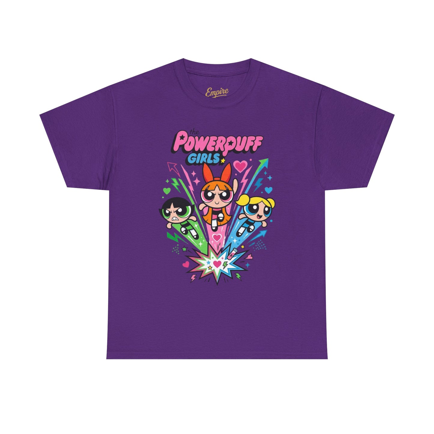 Powerpuff Girls Graphic Tee — Retro Cartoon Team Shirt