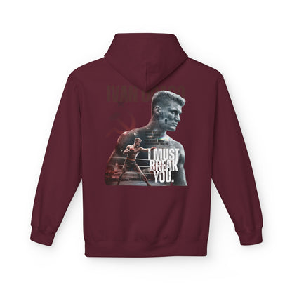 Ivan Drago 'I Must Break You' T-Shirt - Retro Rocky Boxing Graphic Hoodie