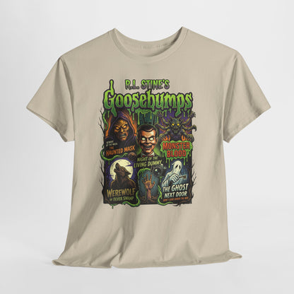 Goosebumps Retro Horror T-Shirt — Classic 90s Kids Spooky Monsters Tee
