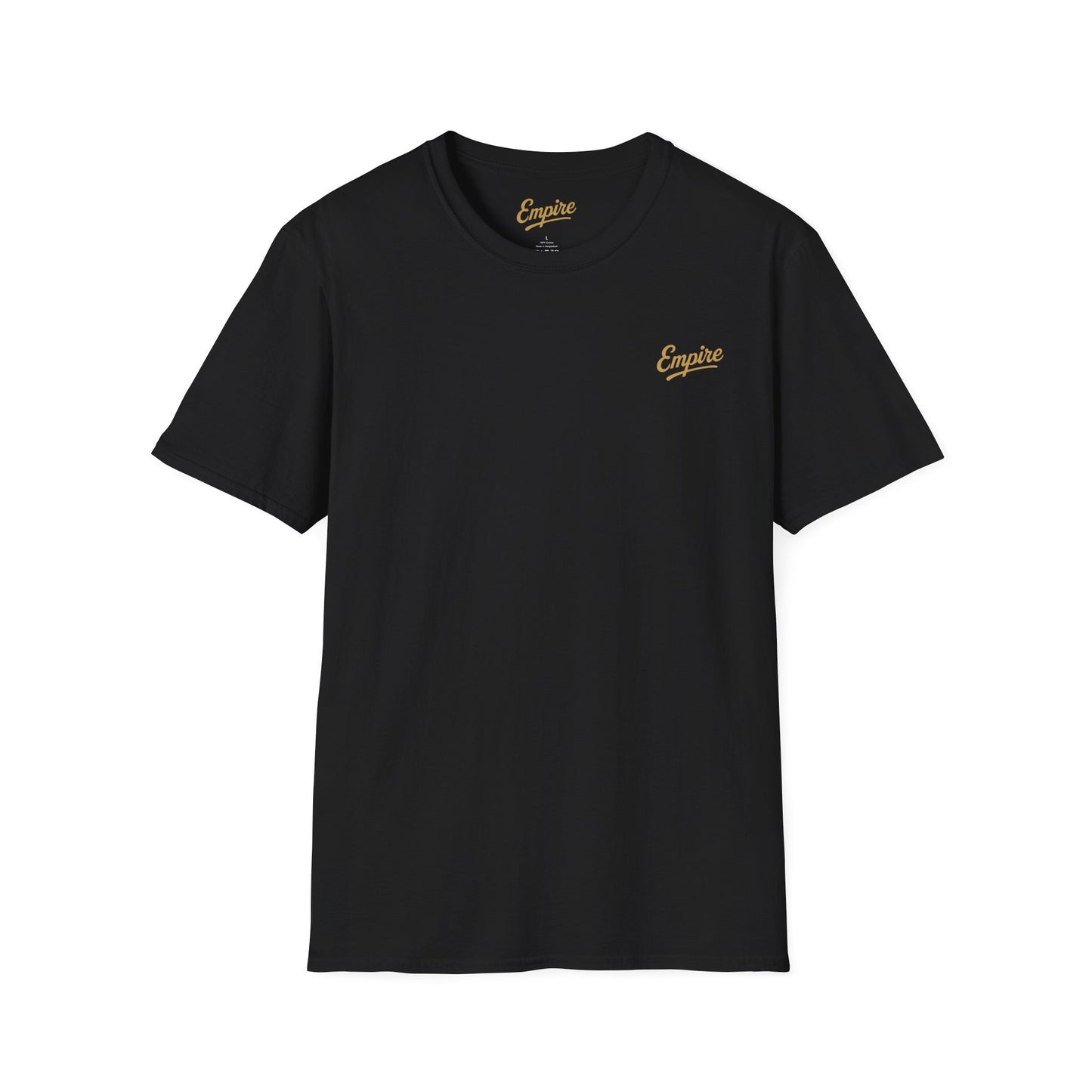Softstyle Gold 'Empire' Logo T-Shirt