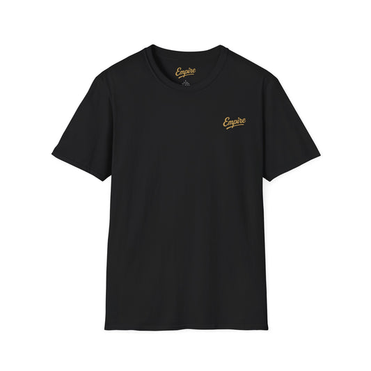 Softstyle Gold 'Empire' Logo T-Shirt