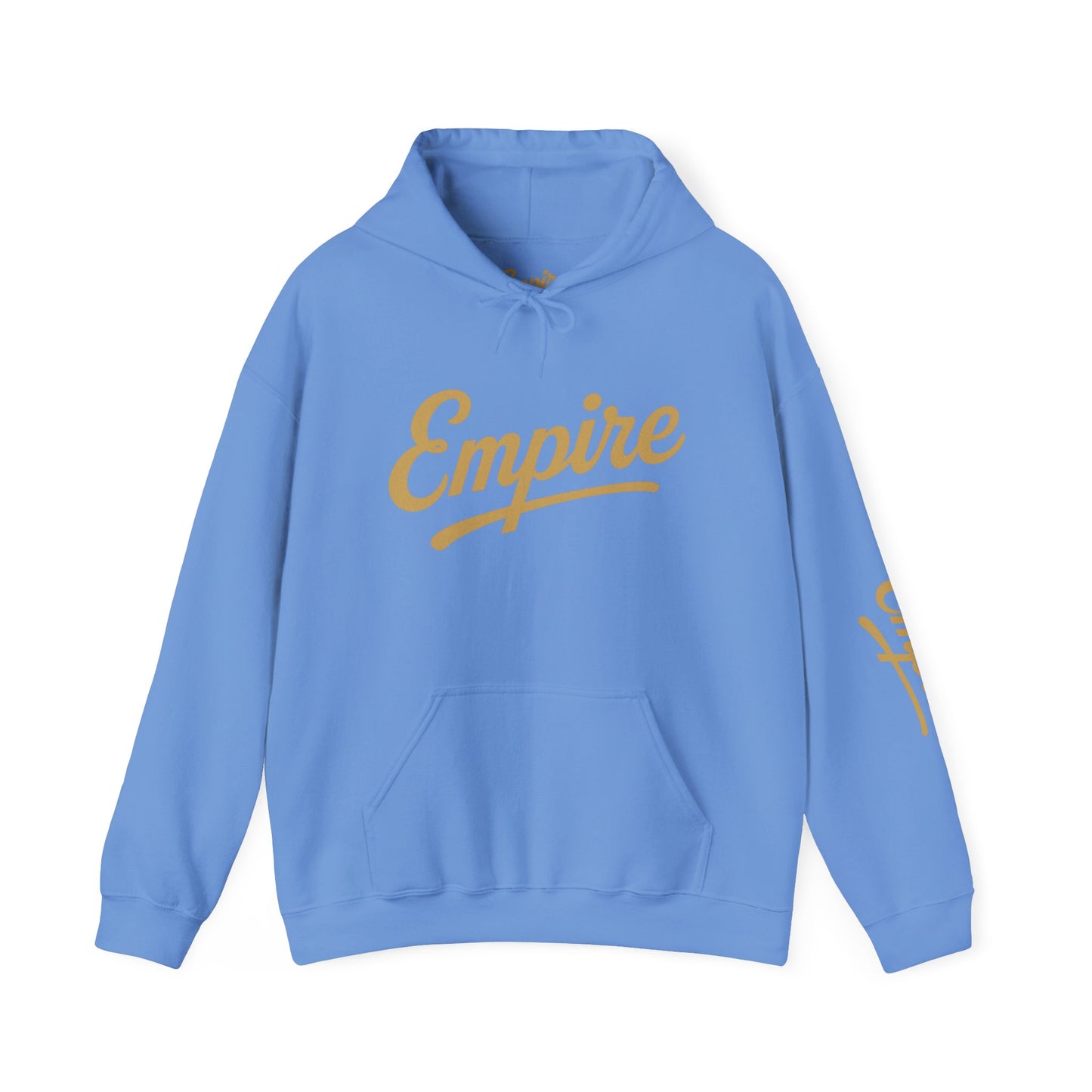 Empire Classic Hoodie | White Gold Logo Streetwear Sweatshirt