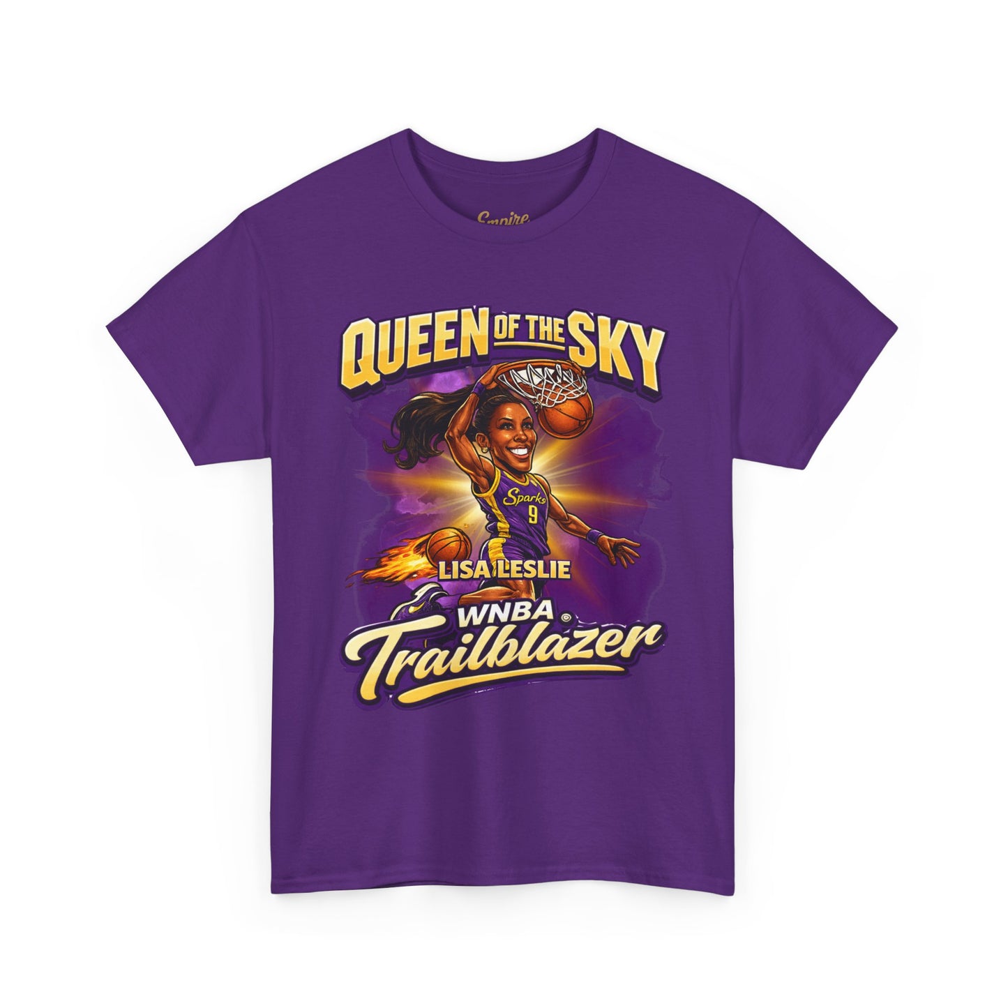 "Queen of the Sky" Lisa Leslie Trailblazer Basketball Tee