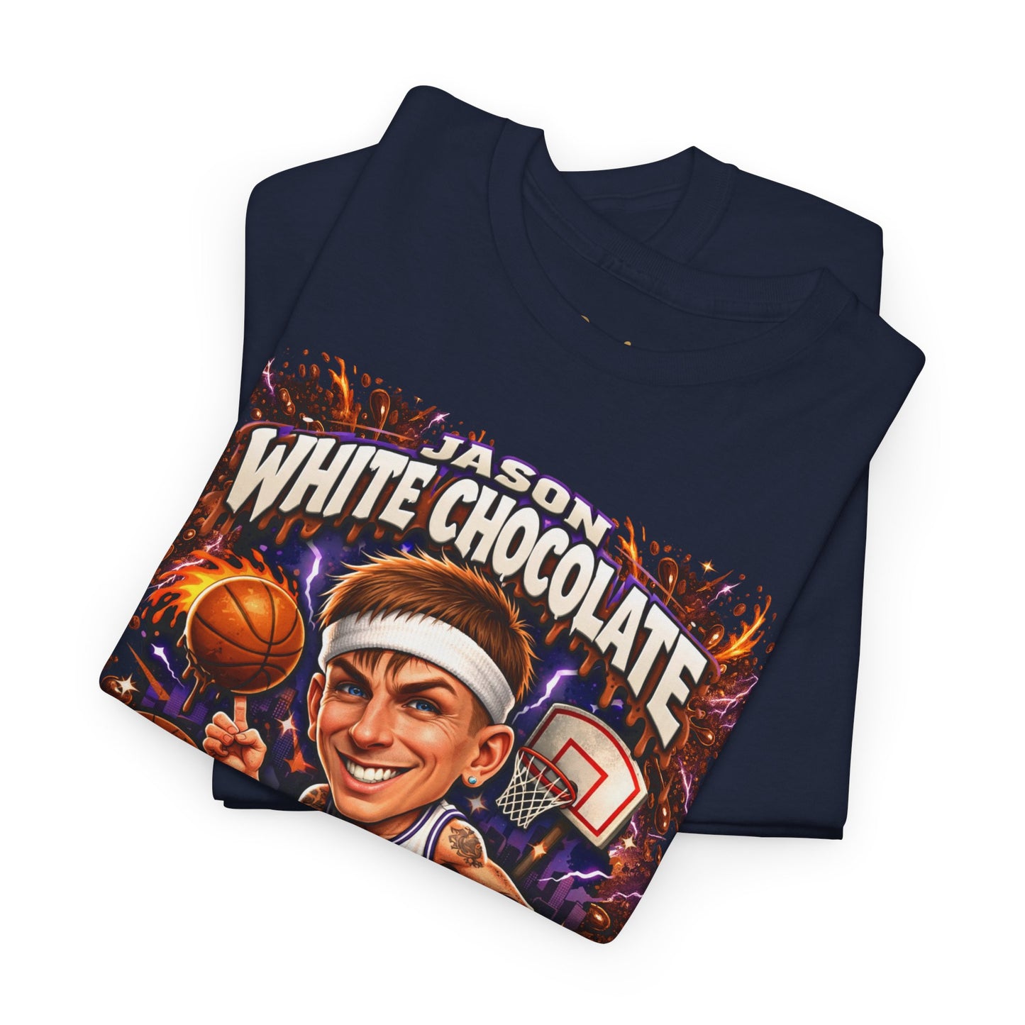 White Chocolate Kings Handle Basketball T-Shirt