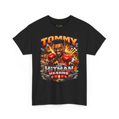 Tommy Hearns Boxing T-Shirt — Hitman Hearns Vintage Fight Graphic Tee