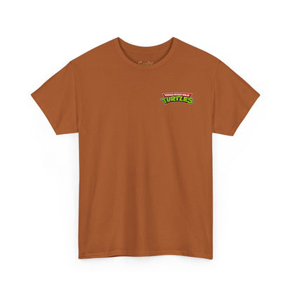Teenage Mutant Ninja Turtles Graphic Tee — Retro Comic Backprint