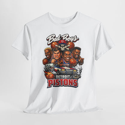 Detroit Pistons "Bad Boys" T-Shirt — Vintage Basketball Team Tee