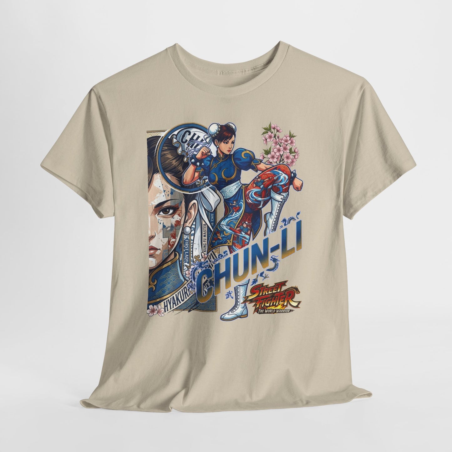 Chun-Li Street Fighter Graphic Tee — Retro Arcade Fighting Game Shirt