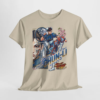 Chun-Li Street Fighter Graphic Tee — Retro Arcade Fighting Game Shirt