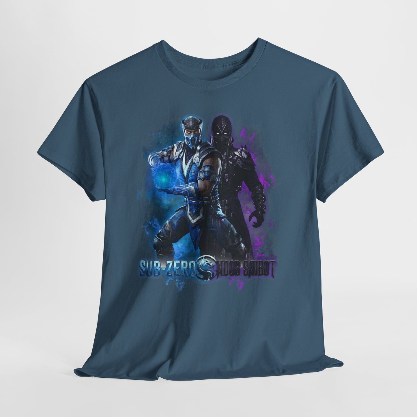 Mortal Kombat Sub-Zero & Noob Saibot Graphic Tee — Gamers' Retro Fighting Shirt