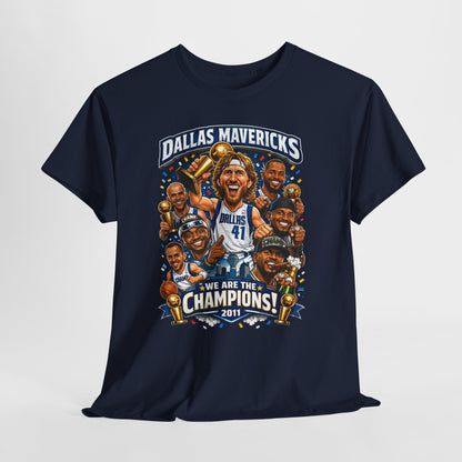 Dallas Mavericks Champions Tee – “We Are The Champions” Basketball Fan Shirt