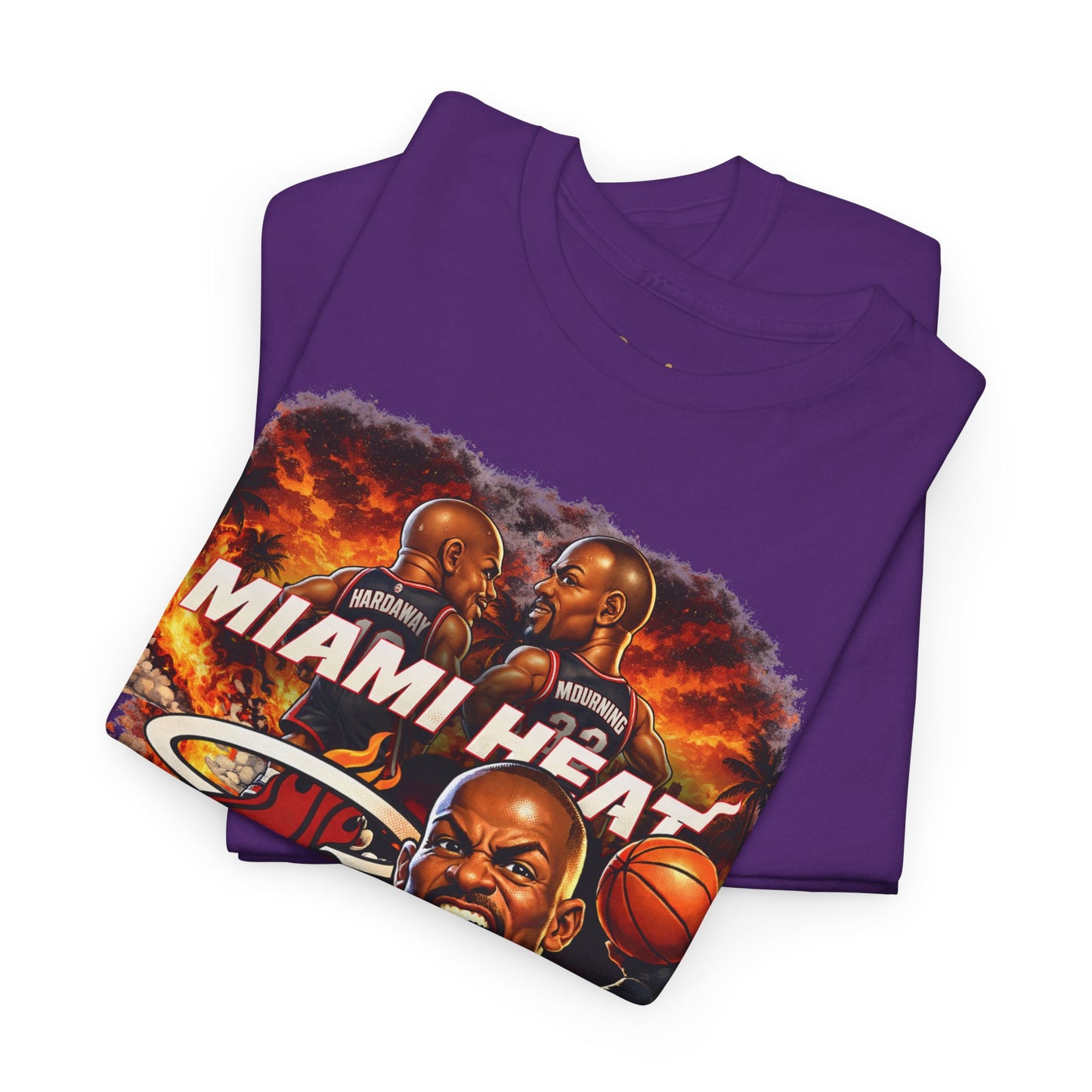 Miami Heat Retro Players Graphic Tee — Vintage Basketball Fan Shirt