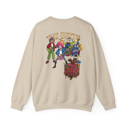 Crewneck Sweatshirt — The Beets Band Graphic (Back & Chest Logo)