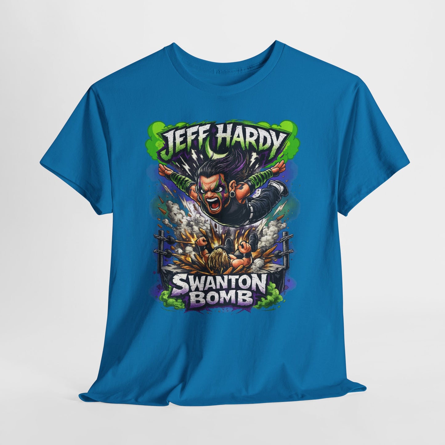 "Swanton Bomb" Graphic Tee — Pro Wrestler Vintage-Style Wrestling Shirt