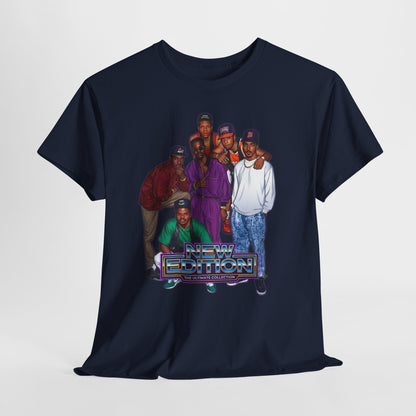 Vintage New Edition Graphic Tee – "The Ultimate Collection" Retro Portrait T-Shirt