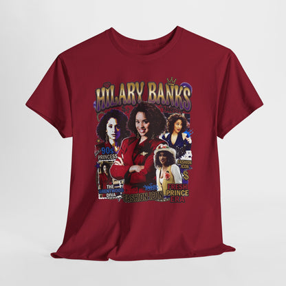 Hilary Banks Collage Tee — Fresh Prince Retro Graphic T‑Shirt