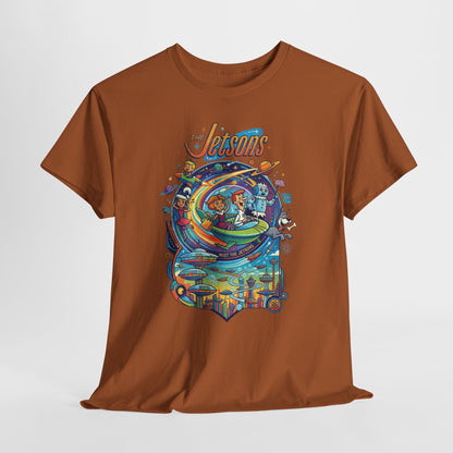 Retro Space Adventure T‑Shirt – Colorful Sci‑Fi Graphic Tee