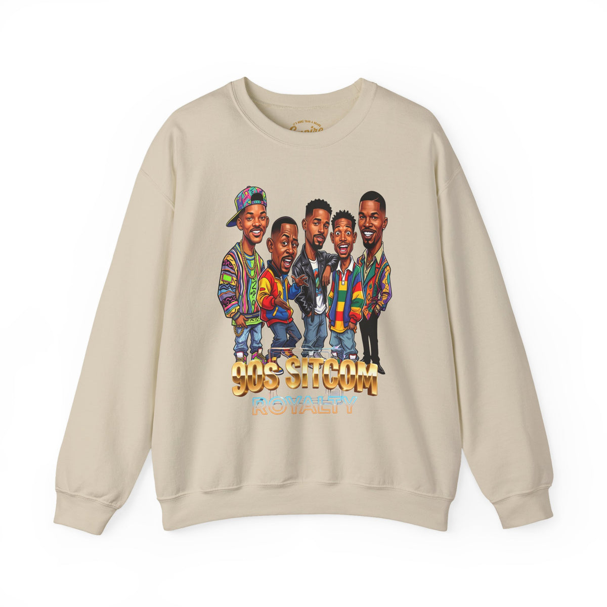 90s Sitcom Crewneck Sweatshirt - '90s Sitcom Royalty' Graphic Sweatshirt