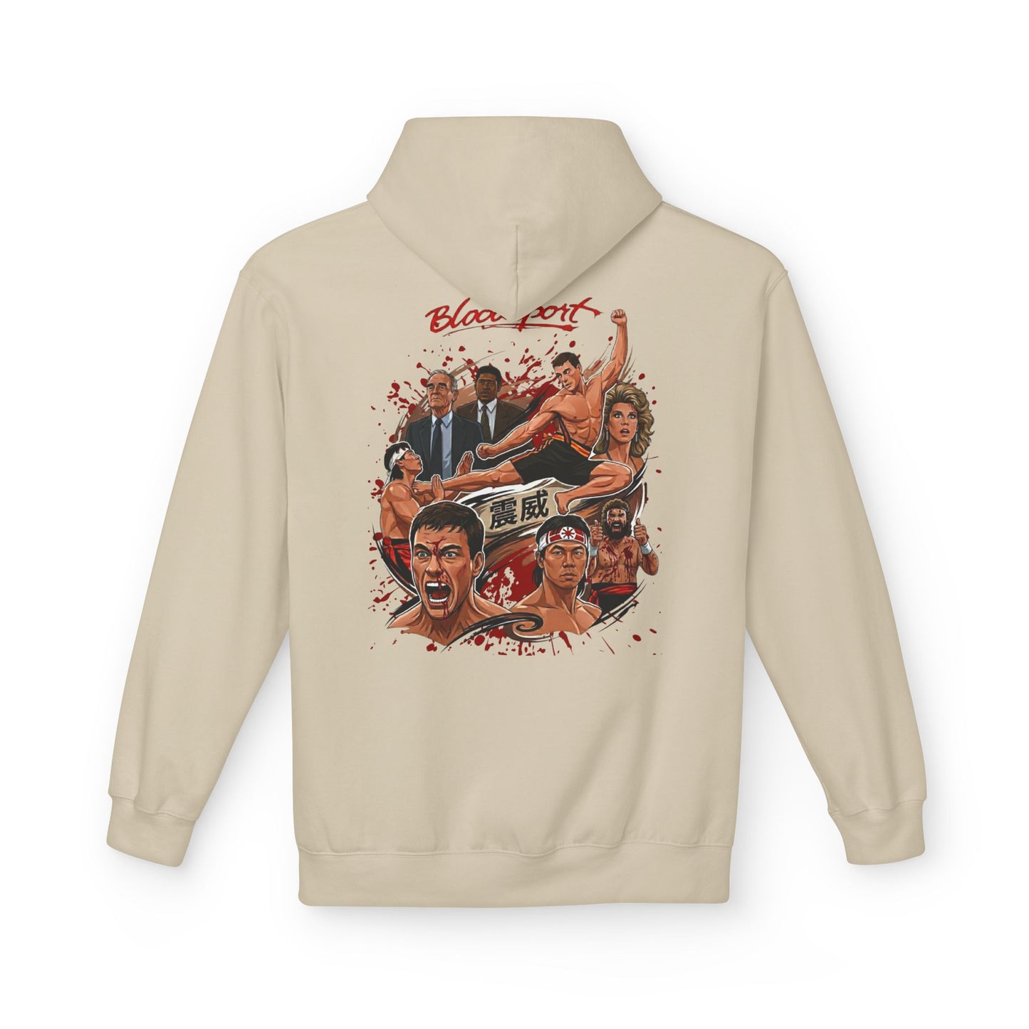 Bloodsport Vintage Collage Graphic Hoodie