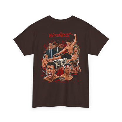 Bloodsport Movie Poster Tee — Retro Martial Arts Graphic T‑Shirt