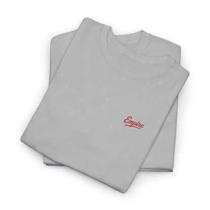 Signature Embroidered Empire Red Chest Logo T-Shirt