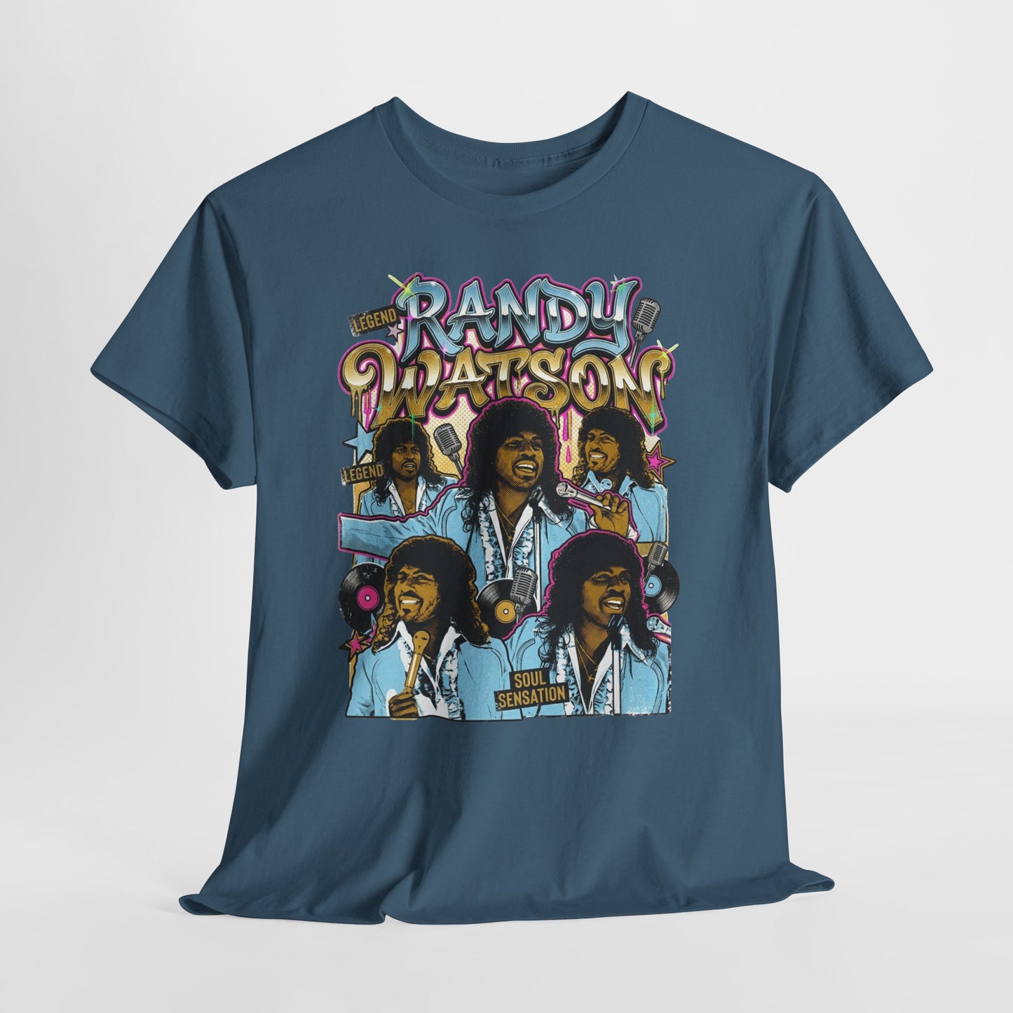 Randy Watson Vintage Portrait Tee — 90s Soul Funk Graphic T-Shirt