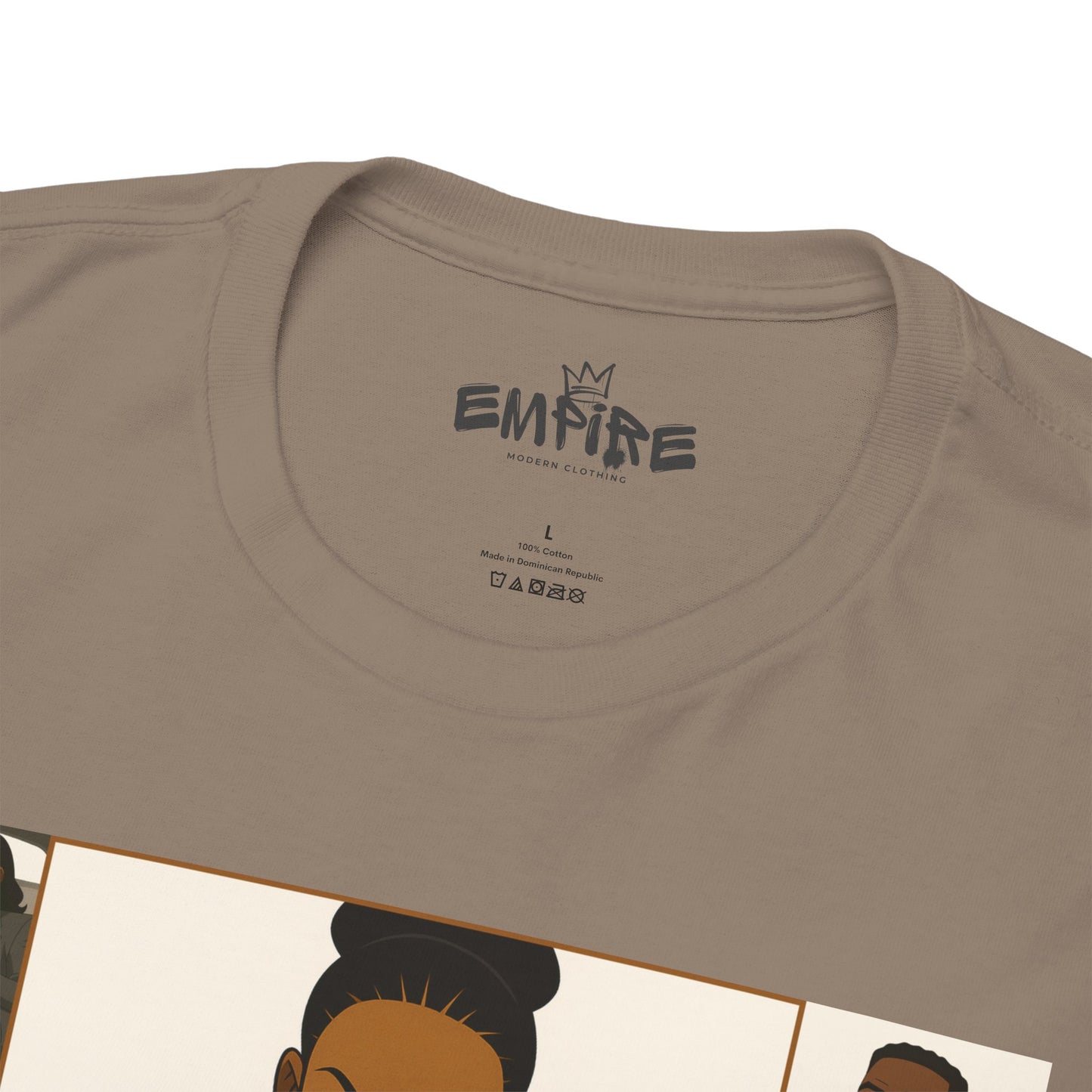 "A Thin Line" Unisex Heavy Cotton Tee - Artistic Tribute Design