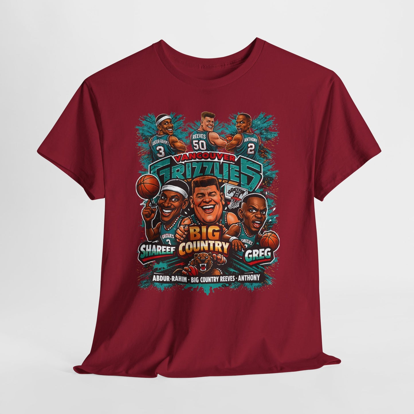 Grizzlies Big Country Basketball Tee