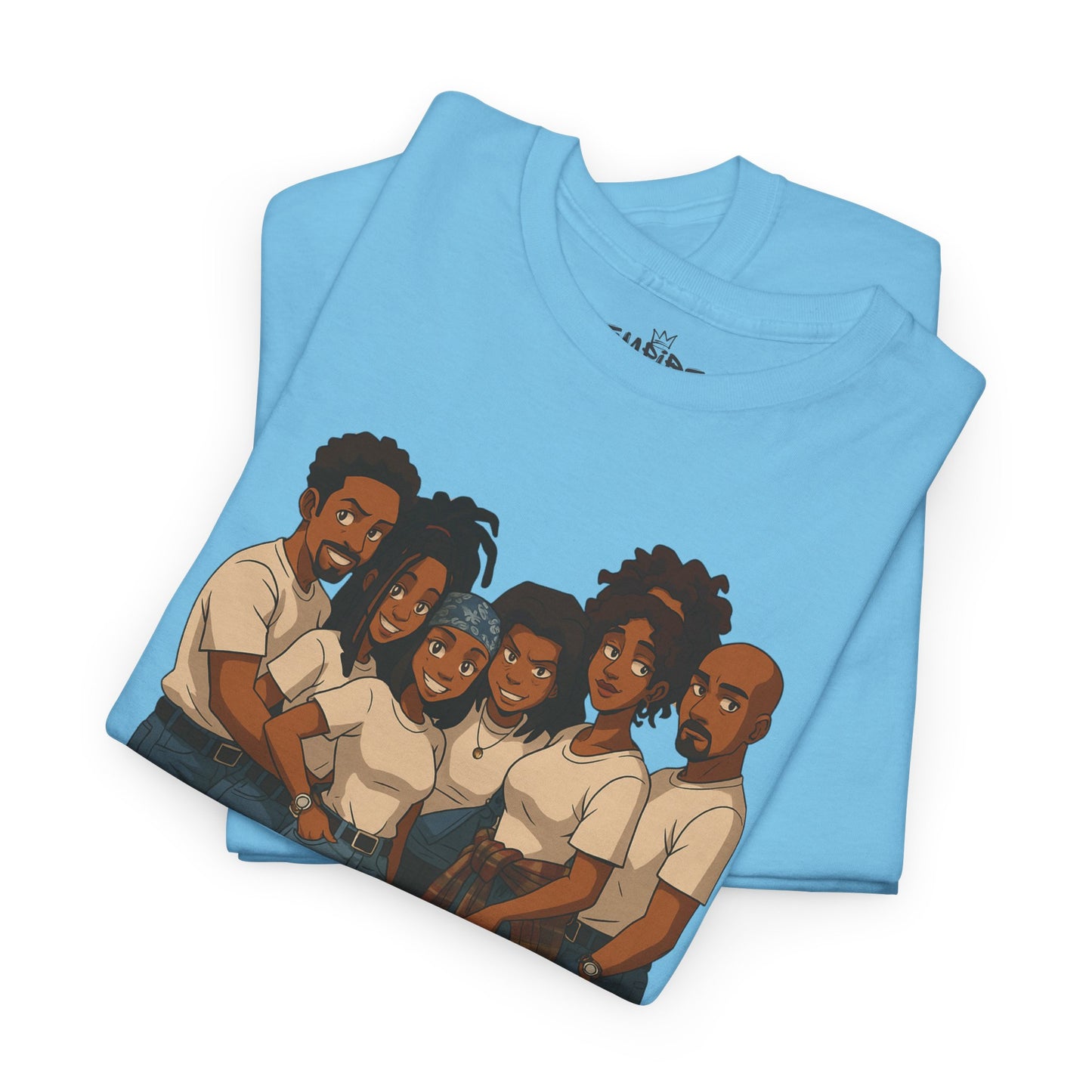 Living Single Unisex Heavy Cotton Tee - Nostalgic TV Show T-Shirt for Fans