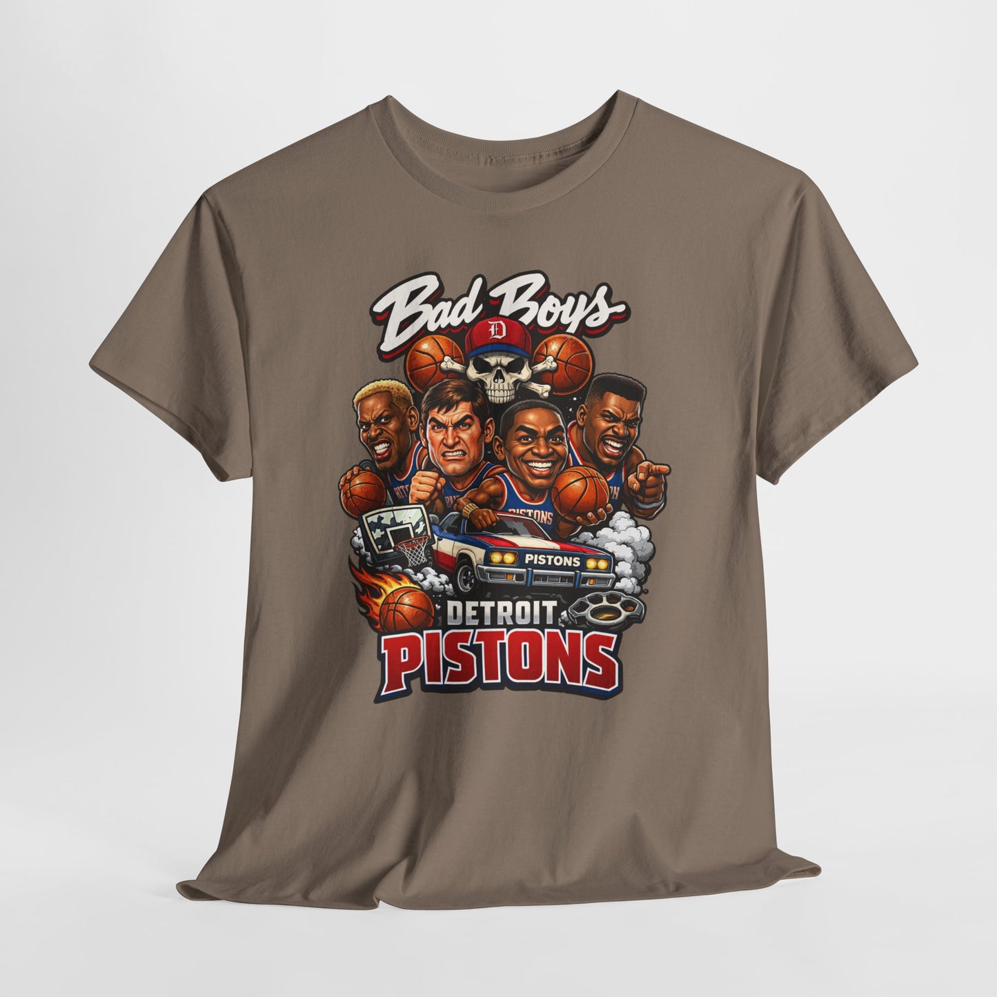 Detroit Pistons "Bad Boys" T-Shirt — Vintage Basketball Team Tee