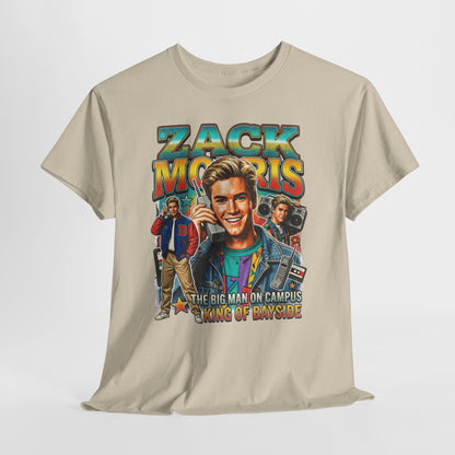 Zack Morris Retro TV Tee — 'The Big Man on Campus' Vintage 90s Graphic T-Shirt