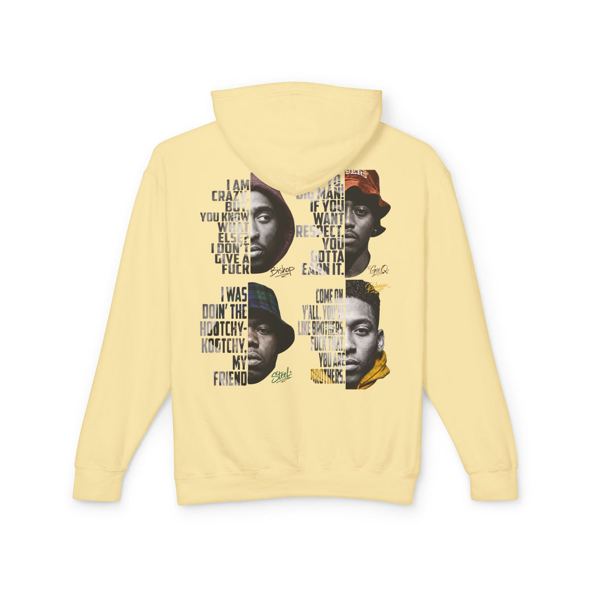 Wrecking Crew Lightweight Hoodie — 'Juice' Collage Tribute Sweatshirt