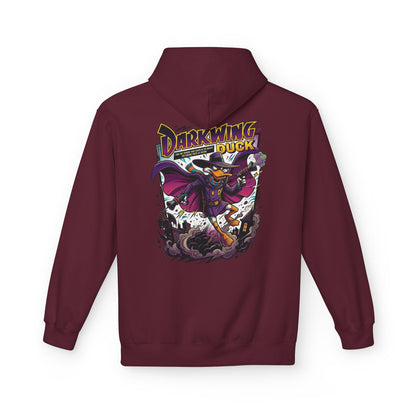 Retro Darkwing Duck Graphic Hoodie | 90s Cartoon Nostalgia