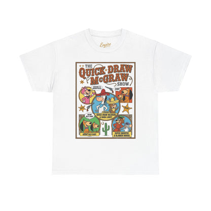 Quick Draw McGraw Retro Cartoon T‑Shirt
