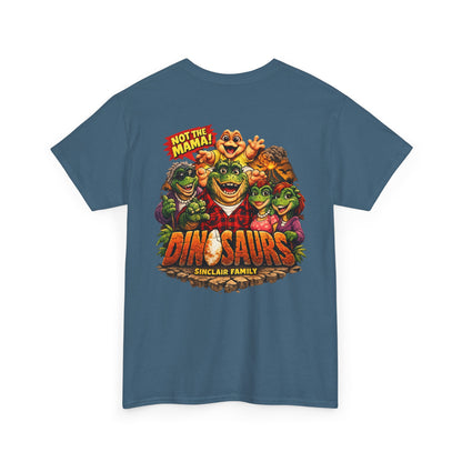 Dinosaurs Family Graphic Tee — 'Not the Mama' Retro Dino T-Shirt