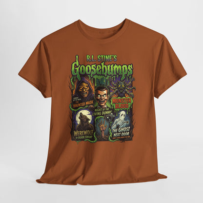 Goosebumps Retro Horror T-Shirt — Classic 90s Kids Spooky Monsters Tee