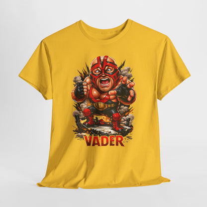 Vader Wrestler Graphic Tee — Retro Cartoon Wrestling T‑Shirt
