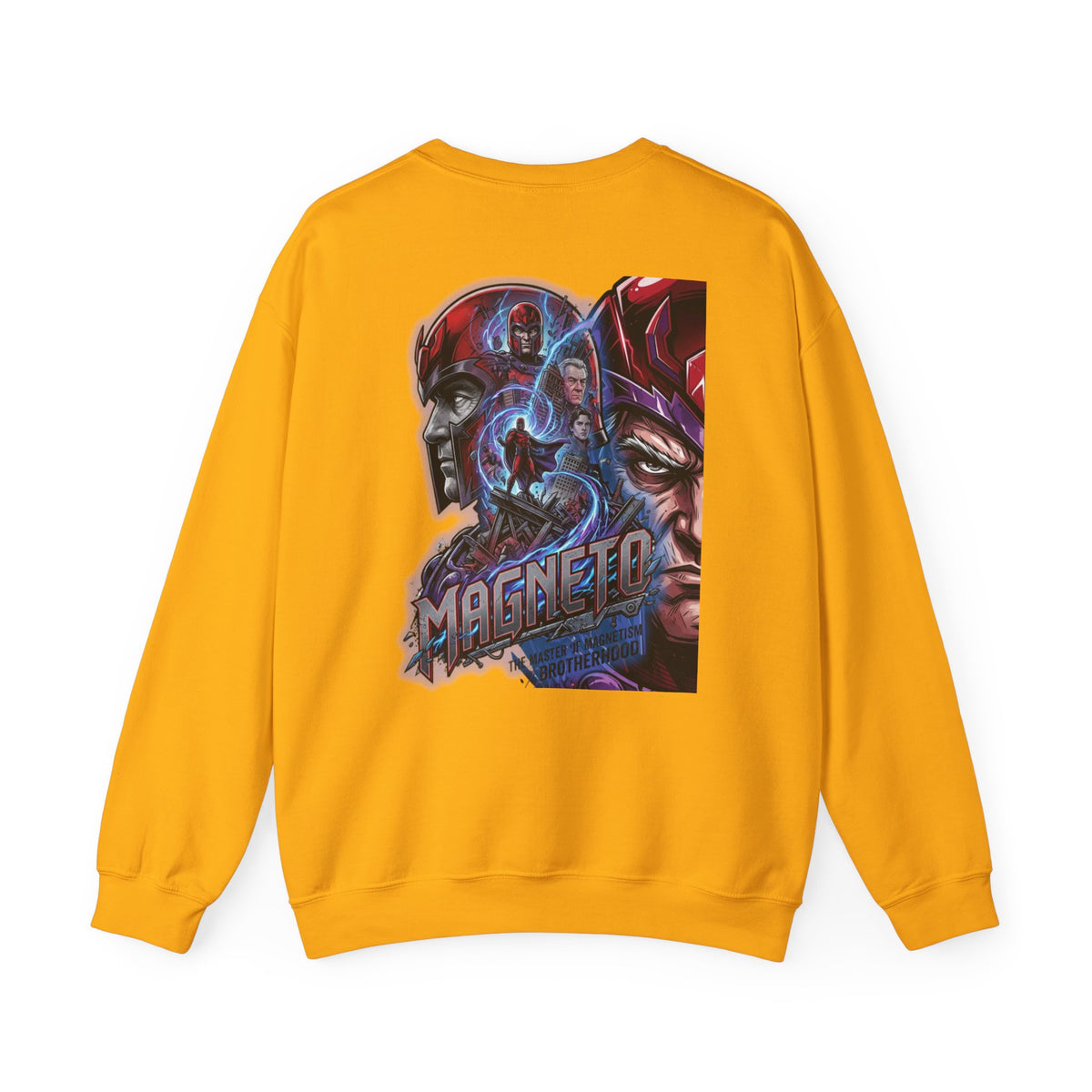 Magneto Graphic Sweatshirt — X‑Men Mutant Comic Crewneck