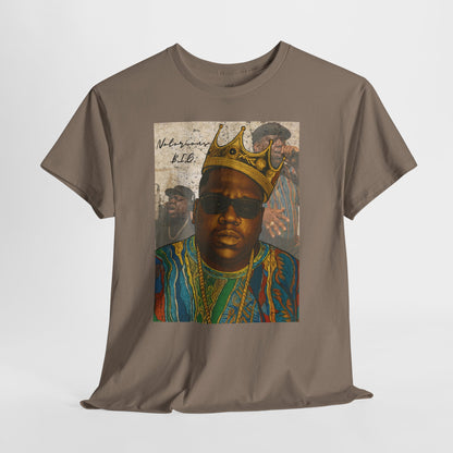 Retro Biggie Smalls Hip-Hop Icon Unisex Heavy Cotton Tee