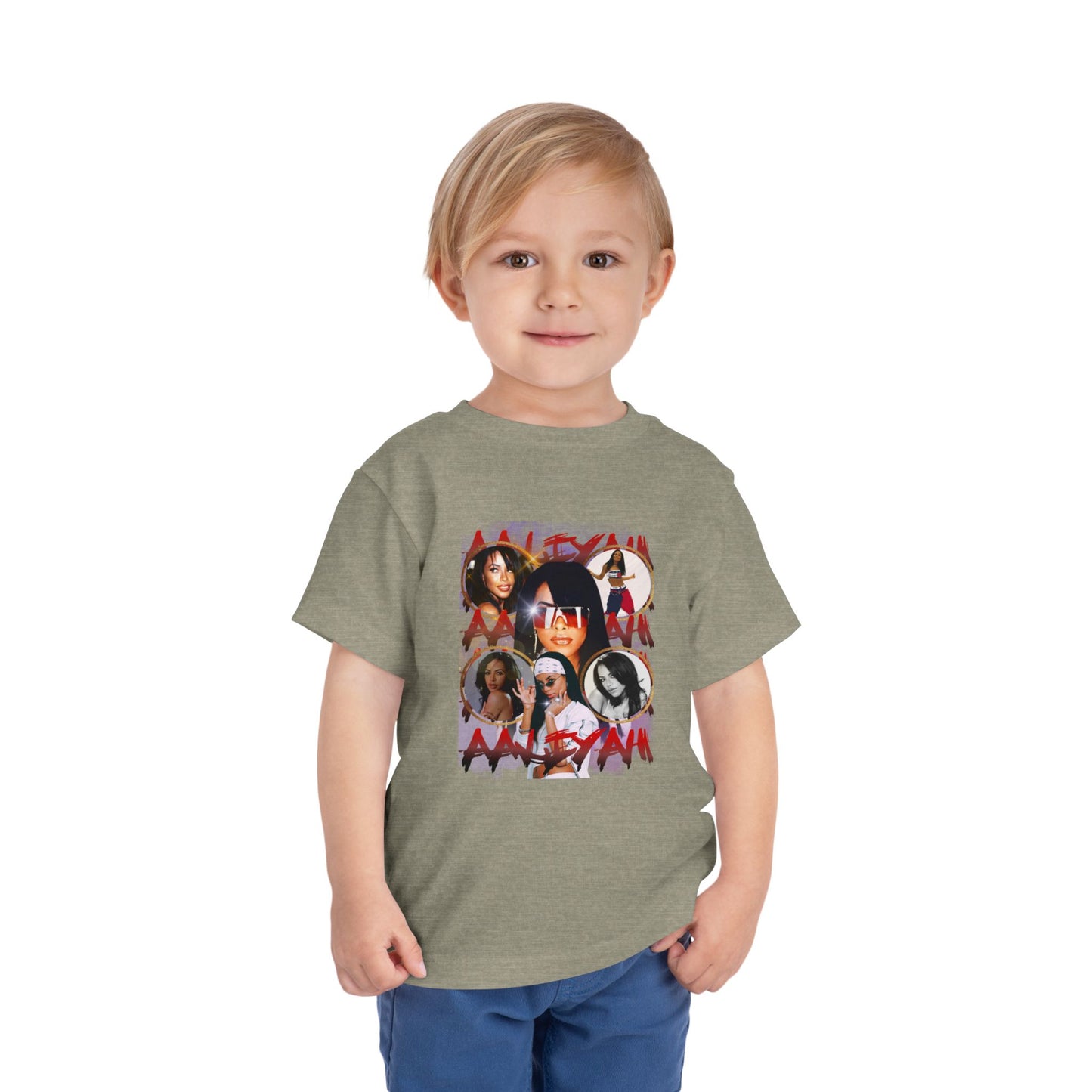 Aaliyah Trendy Toddler Tee | Stylish Kids Shirt | Unique Gift for Birthday or Playtime | Cool Graphic Tee | Fun Toddler Outfit | Kid's Fashion