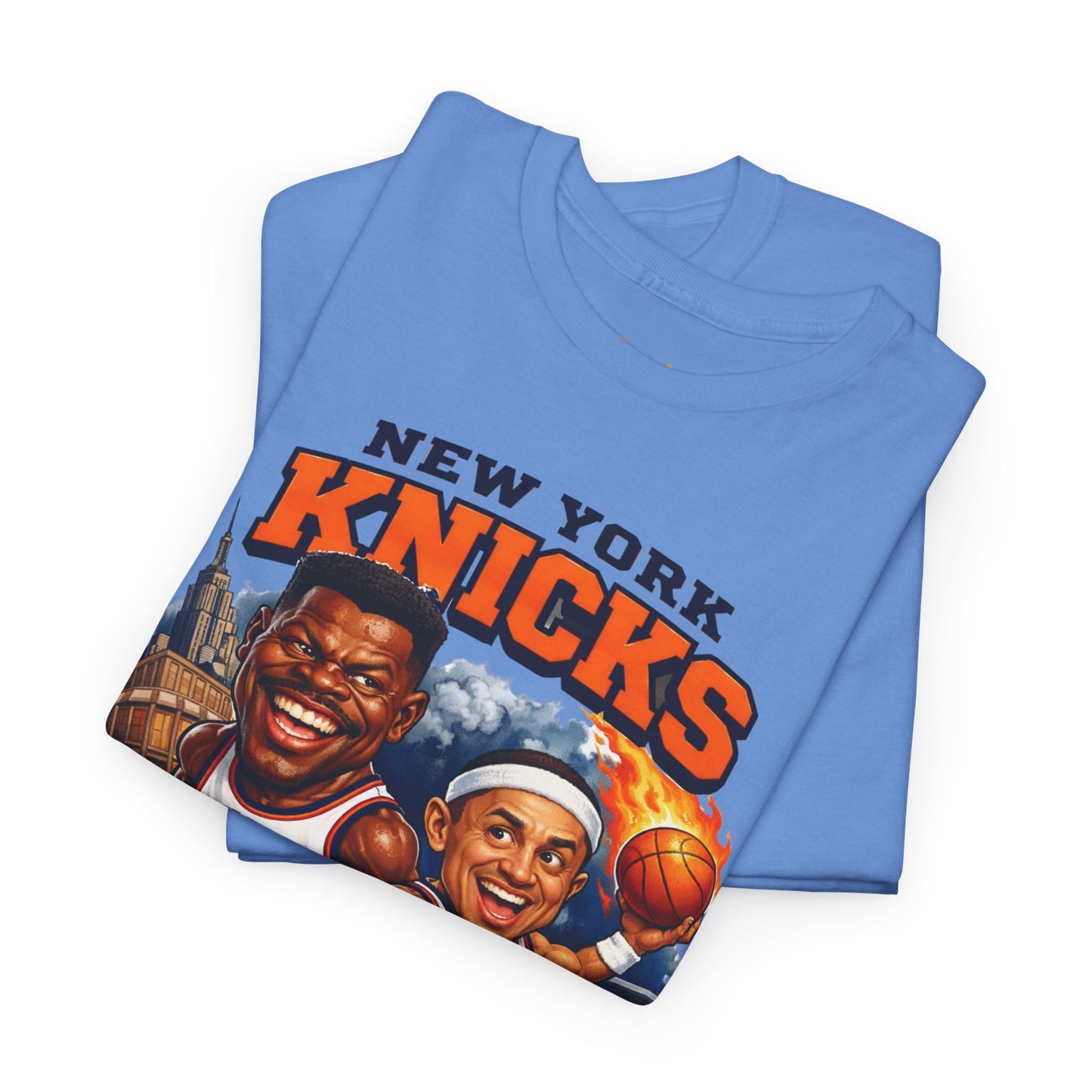 New York Knicks Patrick Ewing & John Starks Retro Basketball Tee
