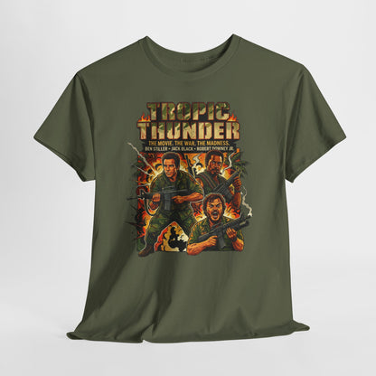 'Tropic Thunder' Action Movie Poster Tee