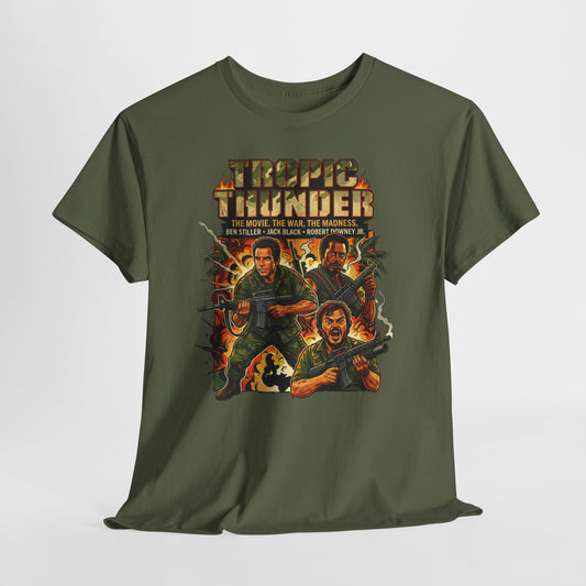 'Tropic Thunder' Action Movie Poster Tee