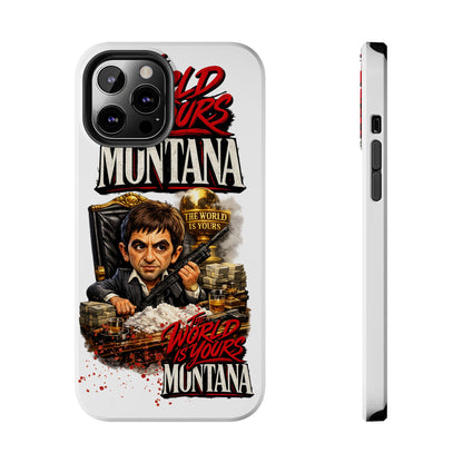 Tony Montana "The World Is Yours" Vintage Caricature Tough Phone Case