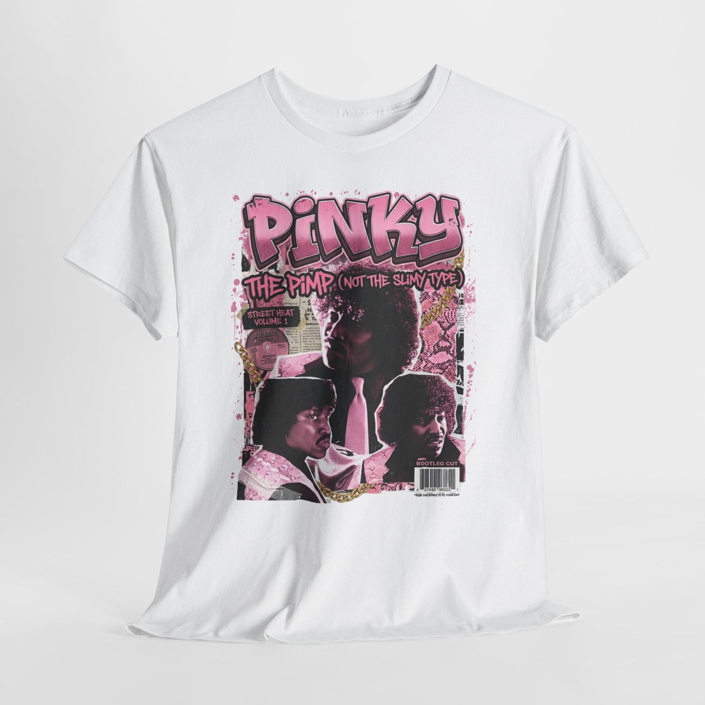 Pinky Retro Comic Tee — Vintage 90s Pop Art Graphic T-Shirt