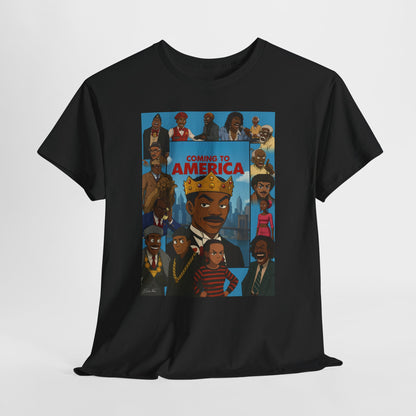 Unisex Heavy Cotton Tee - "Coming to America" Movie Tribute Shirt