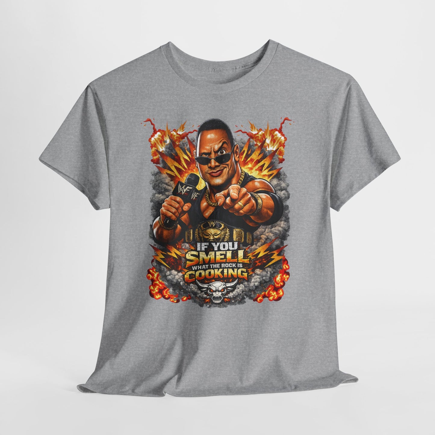 If You Smell What The Rock Is Cooking Graphic Tee