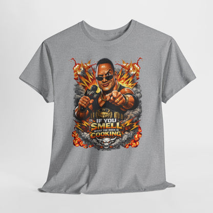 If You Smell What The Rock Is Cooking Graphic Tee