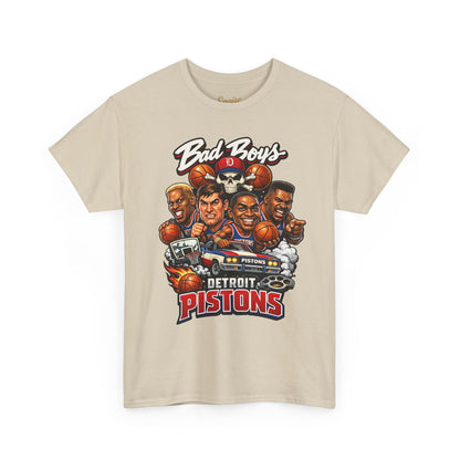 Detroit Pistons "Bad Boys" T-Shirt — Vintage Basketball Team Tee