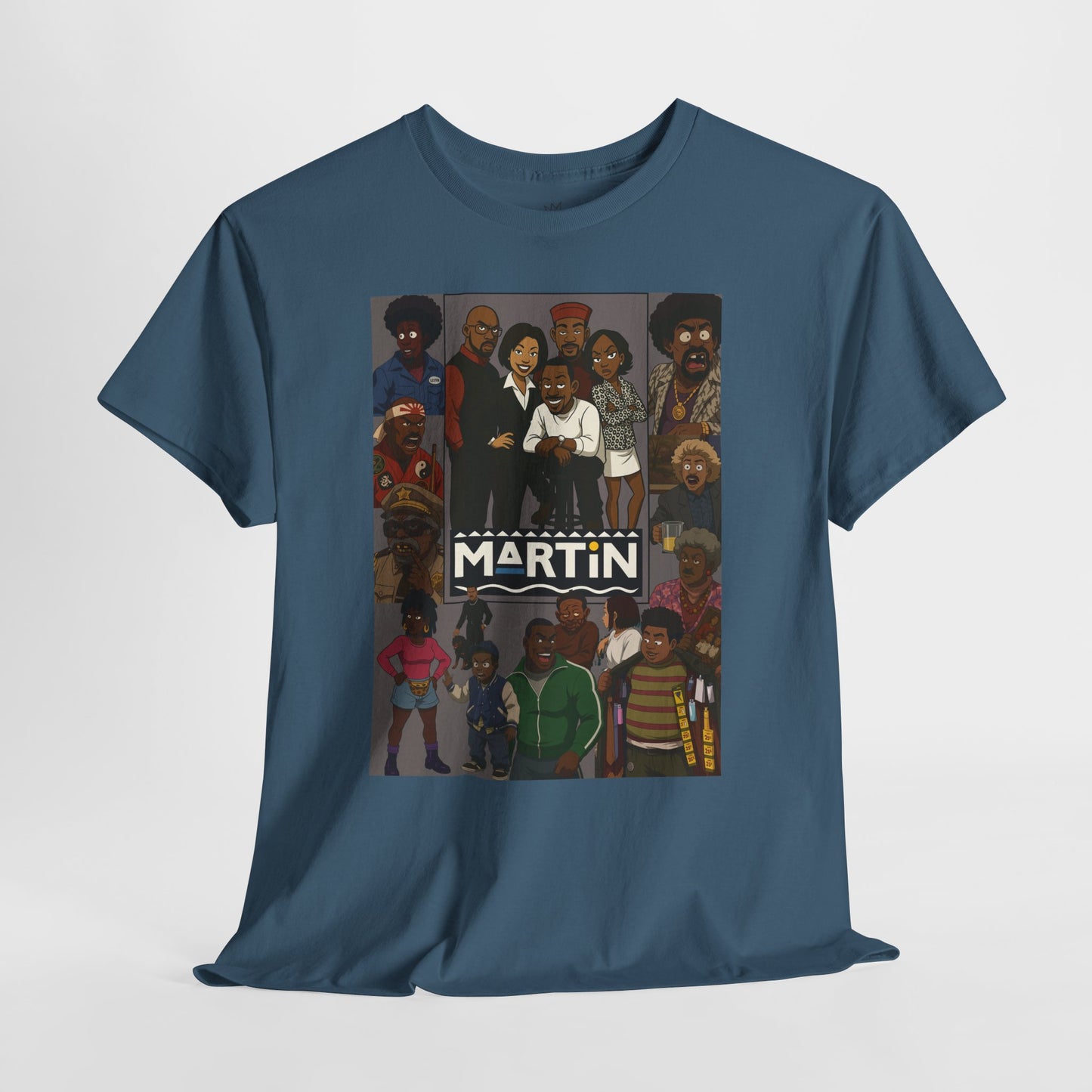 Vintage Martin T-Shirt - Unisex Heavy Cotton Tee for Nostalgic Fans